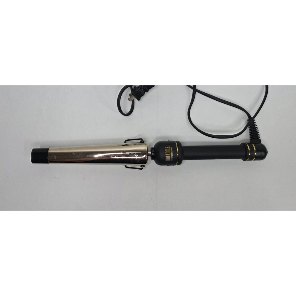 Hot Tools Pro Artist 24K Gold Extended Barrel Tapered Curling Iron HTIR8018G